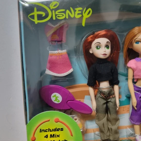 Disney Kim Possible‎ and Bonnie Mini Fashion Dolls Sealed Toy in Box Original